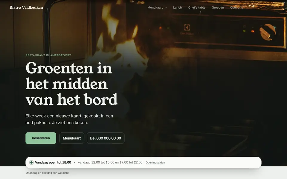 restaurant.desitesmid.nl: Bistro Veldkeuken in Amersfoort